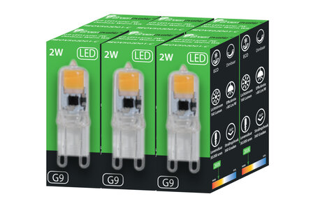 Groenovatie G9 LED Lamp 2W 6 Stuks