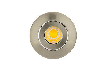 peper Nu al Aardrijkskunde Inbouwspot LED 3W, Rond, Kantelbaar, Aluminium, Dimbaar, 6-Pack - Lamp #1