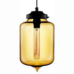 Amber Glazen Hanglamp