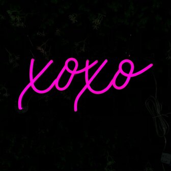 Xoxo neon bordje