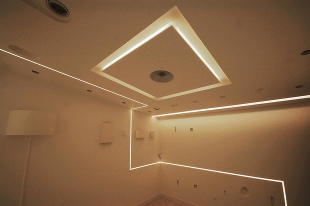 Gepolijst liefdadigheid Accommodatie LED Strip Aluminium Profiel ✓ Speciaal voor Gipsplaten - Lamp #1