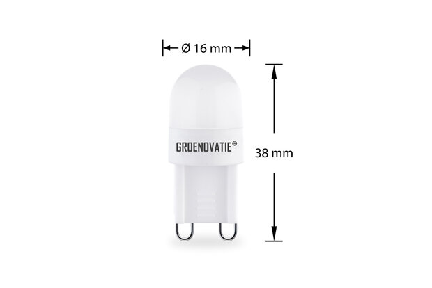 houd er rekening mee dat inkomen Gemeenten G9 LED Lamp 1W Extra Klein Warm Wit - Lamp #1