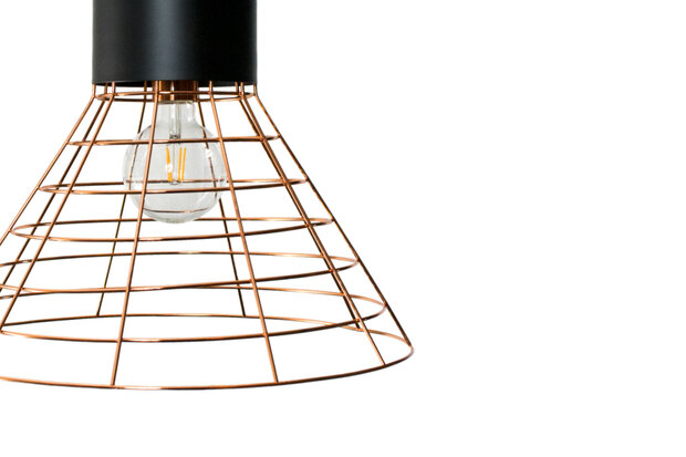 Cage Hanglamp van Koper