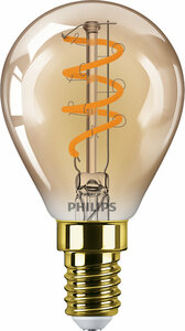Philips MasterValue E14 LED Kogellamp 2.6-15W Goud Extra Warm Wit