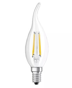 Osram Parathom E14 LED Filament Kaarslamp Tip 4W Warm Wit
