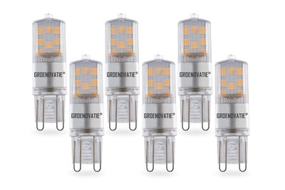 G9 LED Lamp 3W Extra Klein Warm Wit 6-Pack