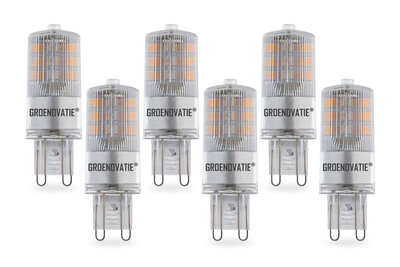 G9 LED Lamp 5W SMD Warm Wit 6-Pack